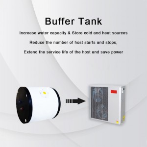 Horizontal buffer tank